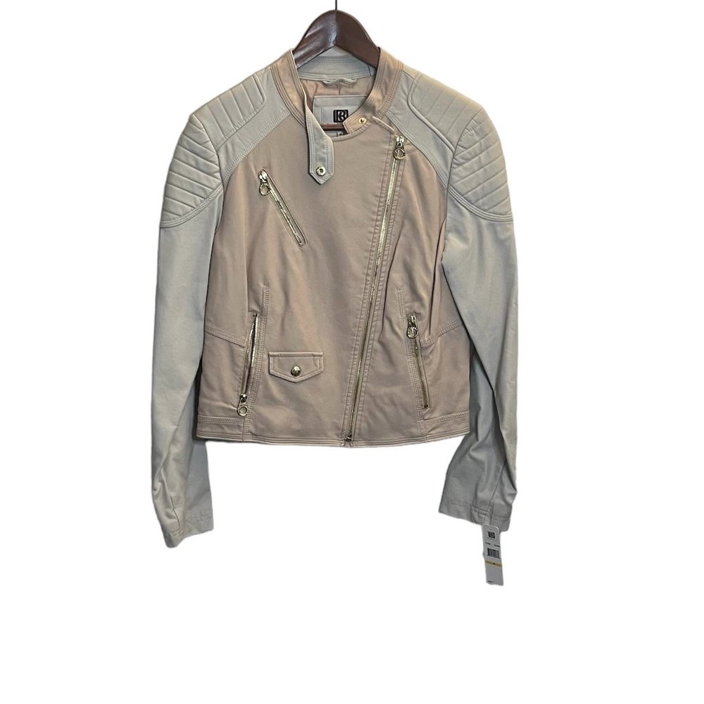 Laundry By Design Women's Leather Motorcycle Jacket